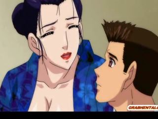 Japanese lesbian anime with bigboobs squirting milk